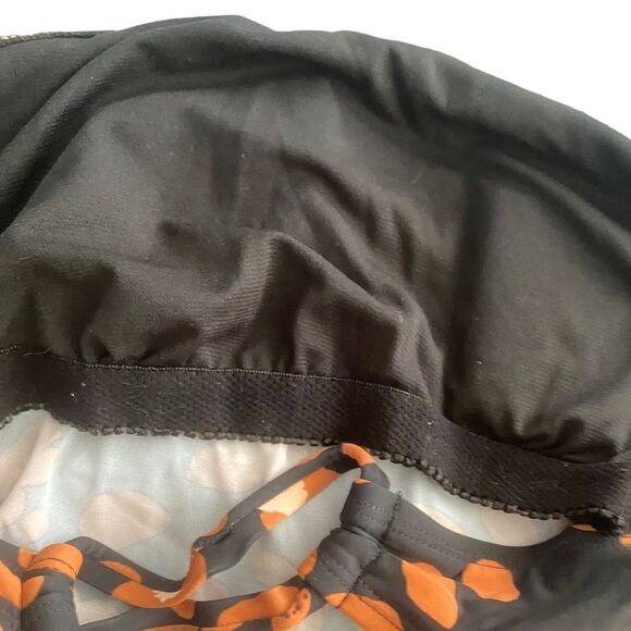 XL bandeau, print bikini top adjustable straps, lace up closure in the back - Picture 4 of 7